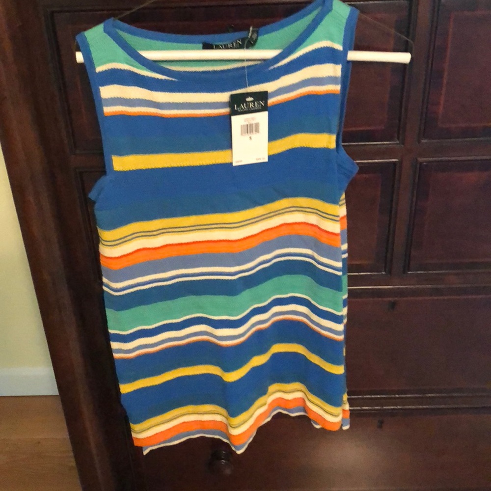 Ralph Lauren Striped sleeveless sweater